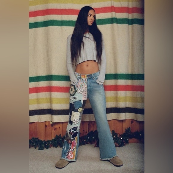 🎉HP x 2🎉UO BDG High-Waisted Flare Jean-Indigo Craft, Tinted Denim, Size: 26, NWT - Picture 2 of 16